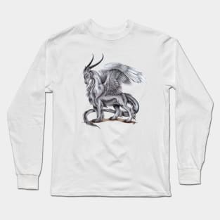 Furry Winter Dragon Long Sleeve T-Shirt